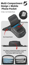 Load image into Gallery viewer, New  2.4L Motorcycle Leg/Tank Bag Multi Pocket w/Magnet &amp; Rain Cover
