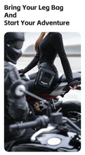 Load image into Gallery viewer, New  2.4L Motorcycle Leg/Tank Bag Multi Pocket w/Magnet &amp; Rain Cover

