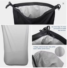 Load image into Gallery viewer, 10L Saddle bag with 3 compartments, removable waterproof liner by Rhinowalk
