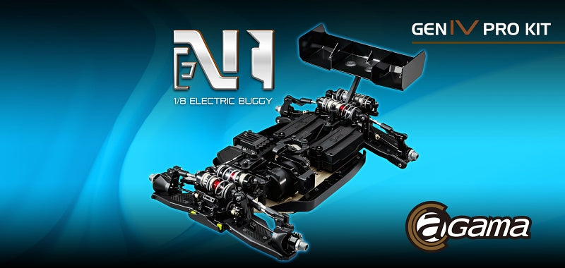 Agama N1E 1/8th Buggy Electric Race Kit. 52x34x14cm, 3.59kg.