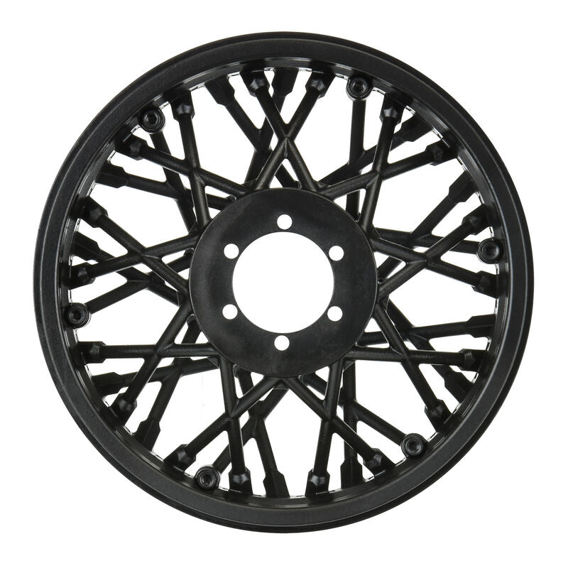 Supermoto Rear Wheel, Black: Promoto-MX