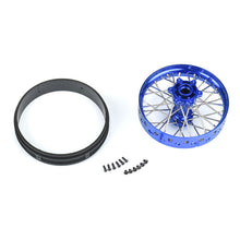 Load image into Gallery viewer, 1/4 Pro-Spec Aluminum V2 Bead Complete Bike F/R Wheel/MX33 Tire Combo Set Unmounted, Blue: Promoto-MX by Proline
