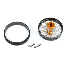 Load image into Gallery viewer, 1/4 Pro-Spec Aluminum V2 Bead Complete Bike F/R Wheel/MX33 Tire Combo Set Unmounted, Black/Gold: Promoto-MX by Proline
