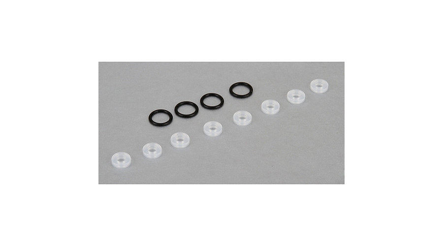 X-Ring Seals 4.0mm (8), Lower Cap Seals (4): All 8IGHT