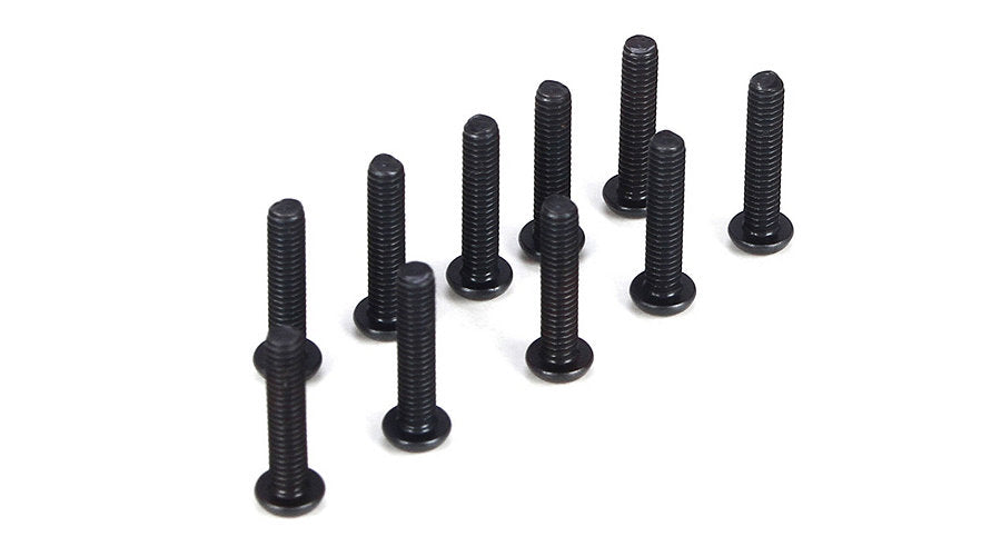 Button Head Screws, M2.5 x 12mm (10)