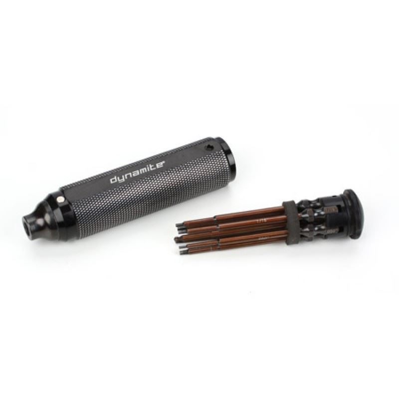 Multi Hex Driver Wrench Set, Sizes:.050 , 1/16 , 5/64 , 2mm, 3/32 , 3/32 ball, 1.5mm 2.5mm