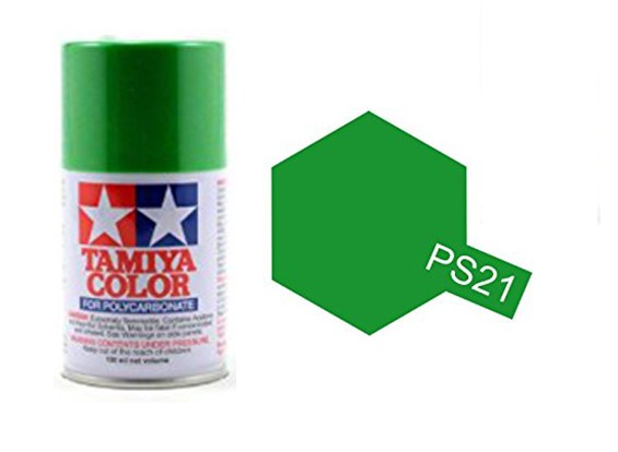 Tamiya Spray Paint-PS-21 POLYCARB SPRAY PARKGREEN