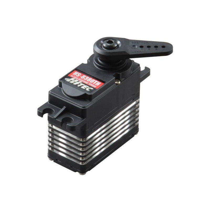 HS-8380TH Ultra Torque Splash Proof 6.0V 29.0kg/cm 0.17 sec, 7.4V 35kg/cm 0.14 sec, 40x20x38mm, 68g by Hitec