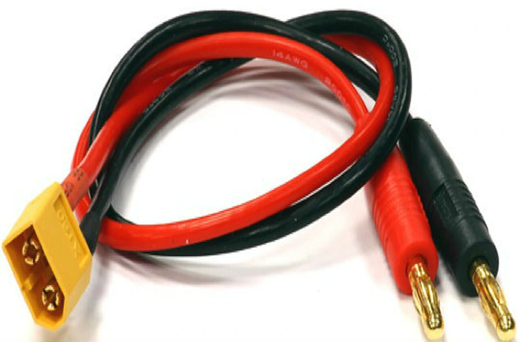 Charging Cable XT60 14awg for all chargers with 4mm plug