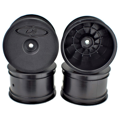 Speedline Buggy Wheels for Associated B6.1 - B64 / TLR 22 - 22-4 / Rear / BLACK / 4pcs