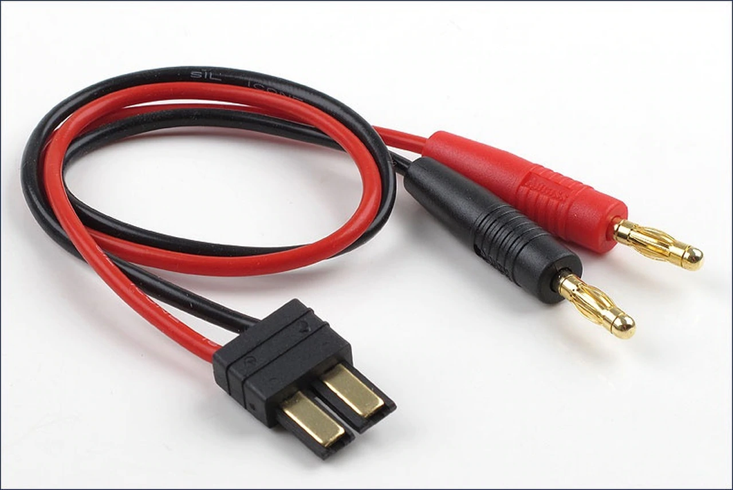 Traxxas - Banana plug Charge lead, (Non-id Type) by RC Pro