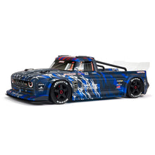 Load image into Gallery viewer, 1/7 INFRACTION 6S BLX All-Road Truck RTR, Blue With Handbrake by Arrma **Damage to the POS Carton**
