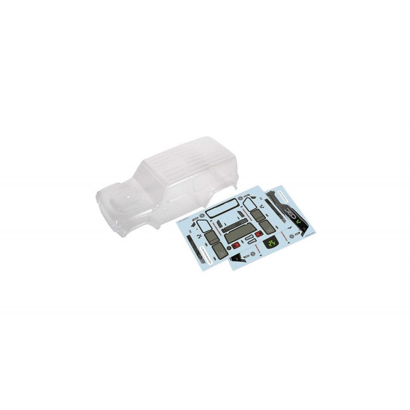 2019 Jeep JLU CRC Body, Clear & Precut: SCX24 by Axial