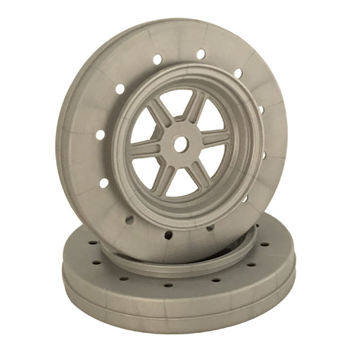 Gambler Wheels for Accelerator Tyres / SILVER (4pc)