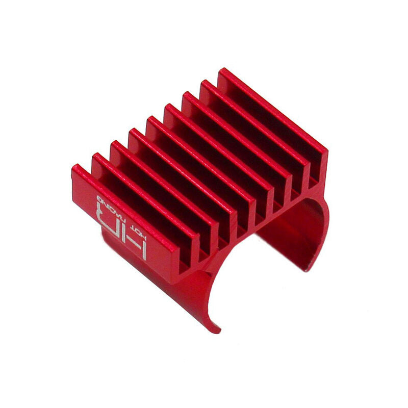 Red 9 Fin 030 Motor heatsink SCX24 by Hot Racing