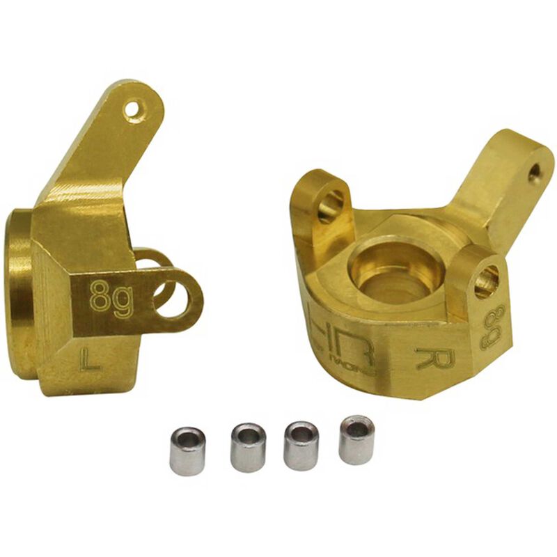 Brass Front Steering Knuckle SCX24 by Hot Racing