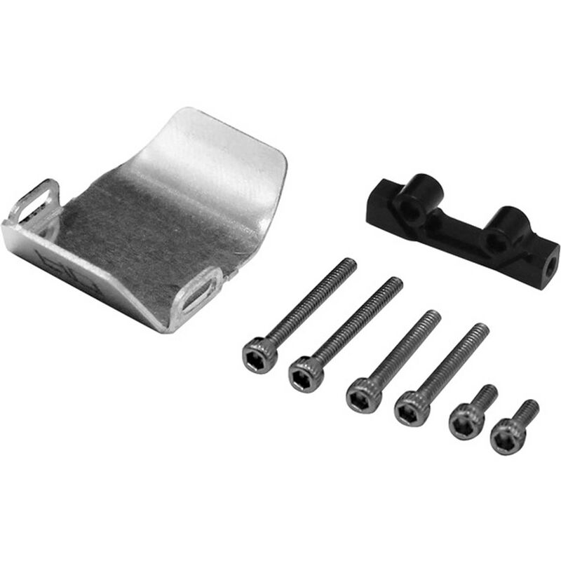Stainless Steel Front/Rear Axle Skid Plate SCX24 by Hot Racing