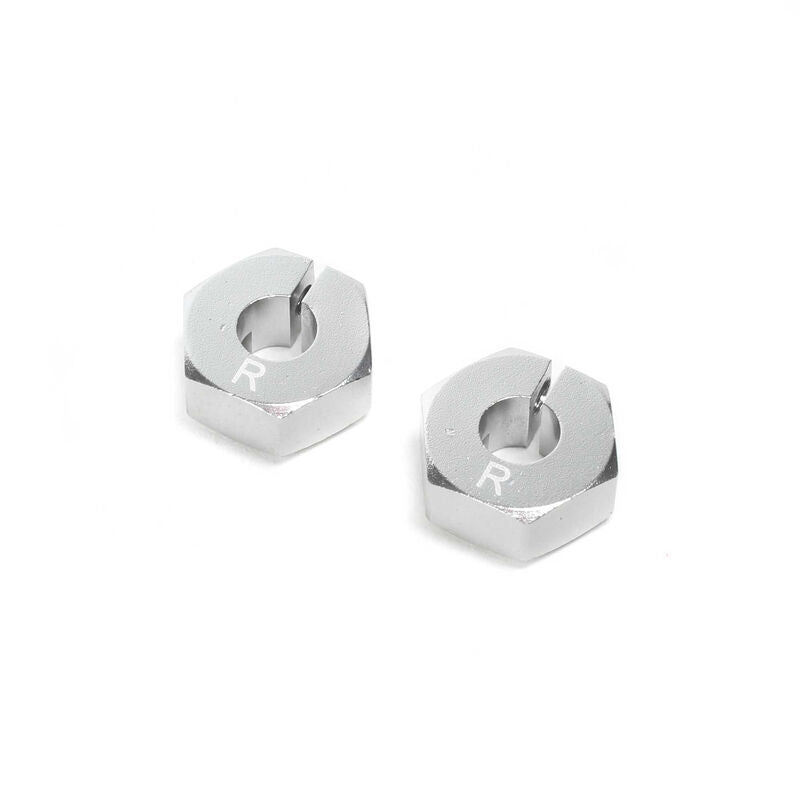 Clamping Rear Wheel Hexes, Aluminum: 22S by LOSI