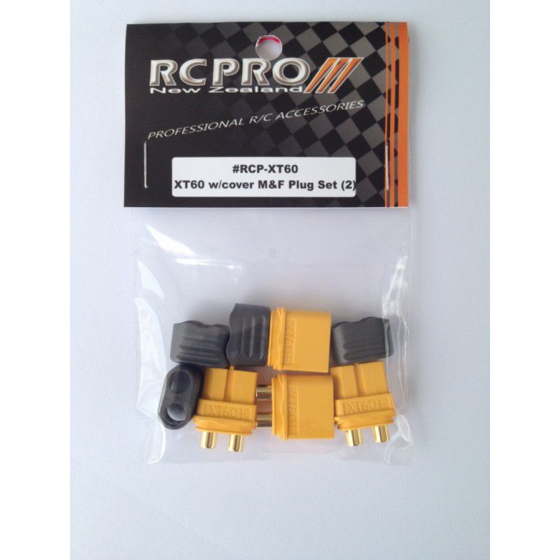 XT60 Plug w/cover 2 pair