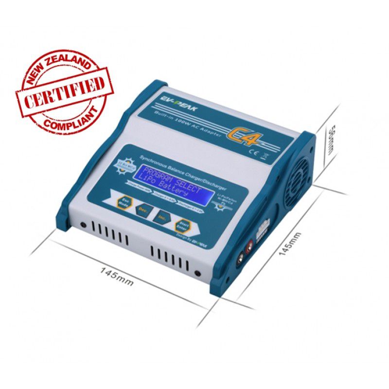 EV-PEAK C4 AC/DC 80W Balance Charger