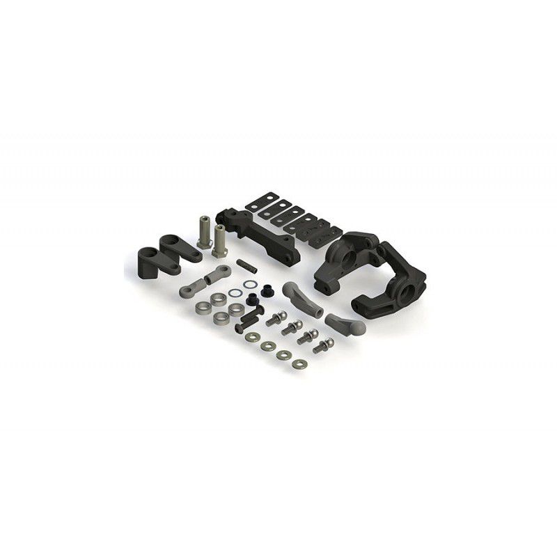 Bell Crank Steering System w/Hdwr: 22/2.0/T/SCT by TLR