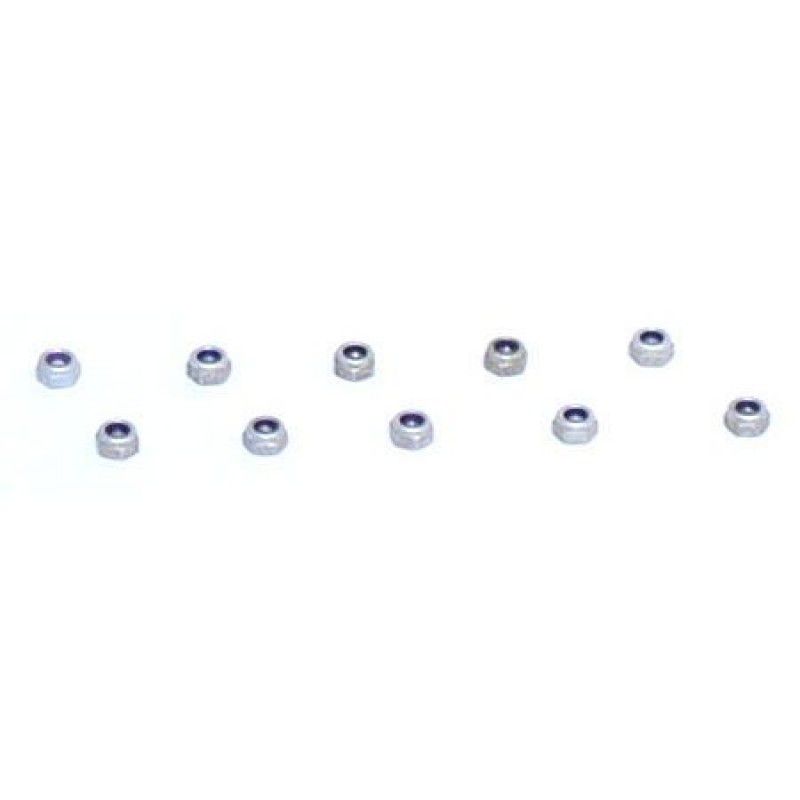 Losi - 4-40 Aluminum Mini-Nuts (10)