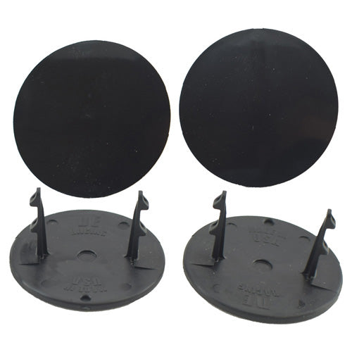 Snap-In Mud Plugs for Speedway Wheels (Black)