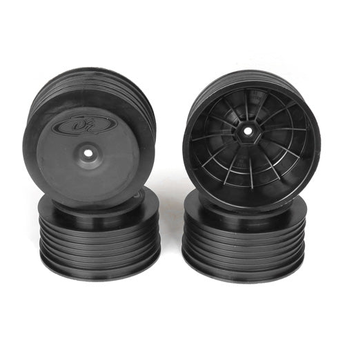 Speedline Plus SC Wheels for TLR 22SCT - TEN-SCTE / TEKNO SCT410 / BLACK / 4pcs