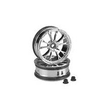 JConcepts - Tactic- Street Eliminator Front Wheel - Chrome 2.2