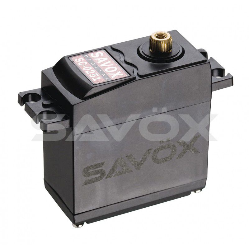 Savox STD size 16Kg/cm, Digital Servo, 0.18 sec, 6.0V 61g, 40.7x20x39.4mm