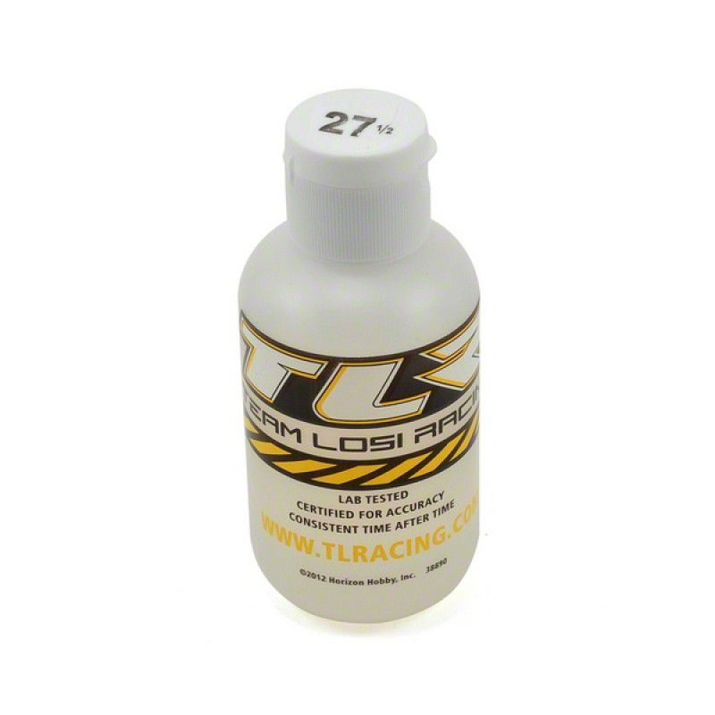 TEAM LOSI  CERTIFIED SILICONE SHOCK OIL 4OZ: 27.5WT